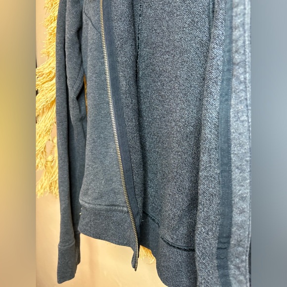 Lululemon✨Huddle & Hustle Full Zip Hoodie Lined✨Heathered Speckled Jet Blue✨8 - Picture 11 of 14